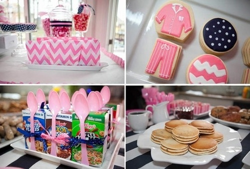 угощения на праздник в пижамах